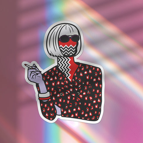 Diane Evans Twin Peaks Vinyl Sticker